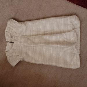 Janie and Jack Size 5 White Winter Dress